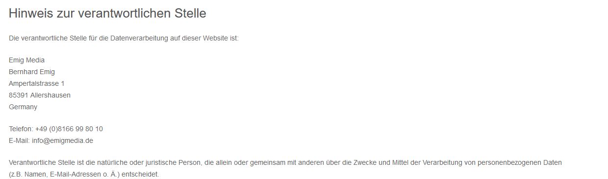 datenschutz